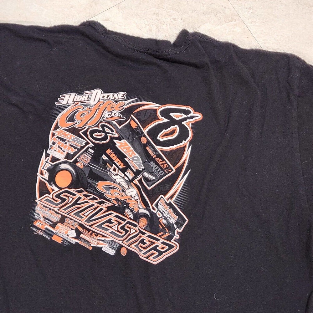 Joe Sylvester Sprint Car Racecar Monster Truck Driver Mens 2XL Graphic T Shirt